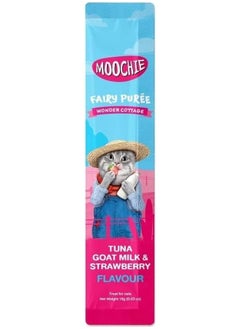 MOOCHIE Wonder Cottage Tuna Goat Milk And Strawberry Flavor 15G Pouch  - Image 2