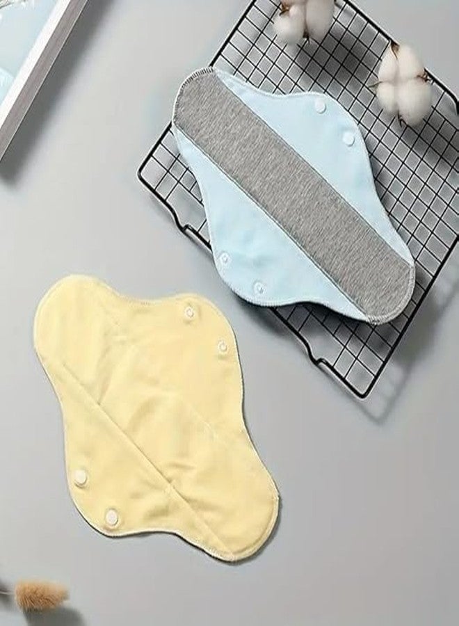 Fashiol Reusable Sanitary Women's/Girls Cotton Pad | Sanitary Cloth Pads Napkins Eco-Friendly|Panty Liners Period Pads For Heavy Flow| Skin Friendly for women (M, 1, count) - Image 4