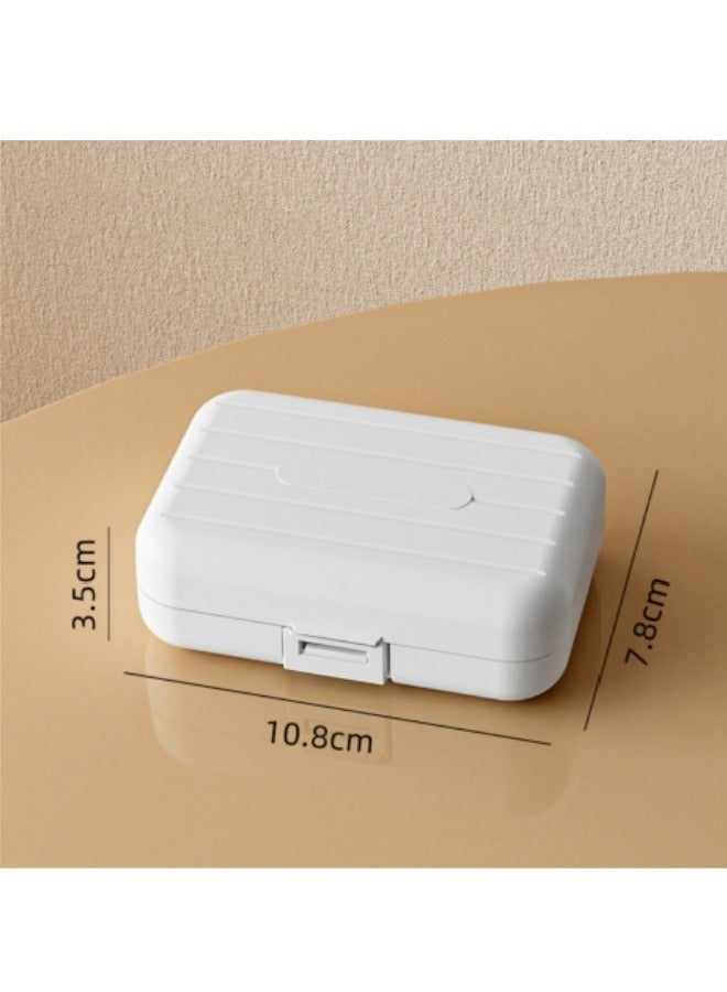 Generic Large Travel Portable Medicine Box Pill Box White  - Image 5