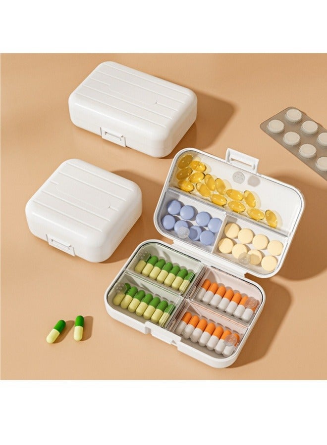 Generic Large Travel Portable Medicine Box Pill Box White  - Image 4
