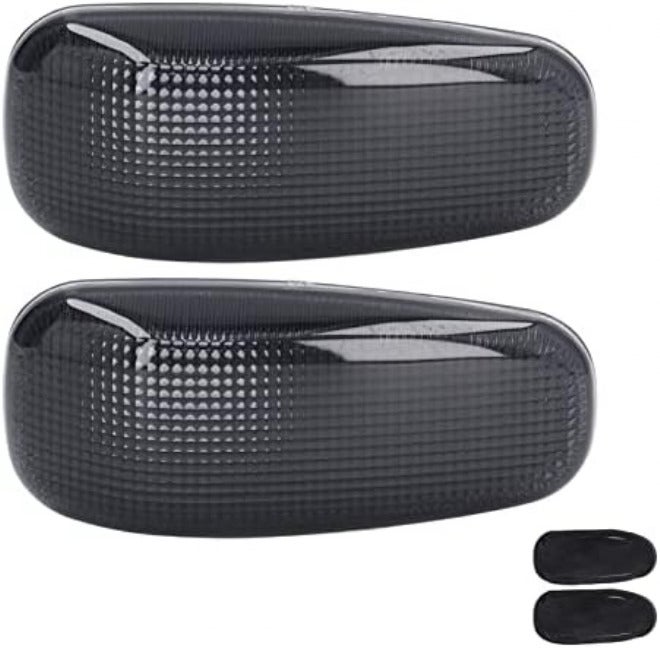 ARAMOX Marker, 2PCS Side Turn Light Lens with Gaskets Replacement for SPRINTER 2500 3500 2003?2006(Black) - Image 1