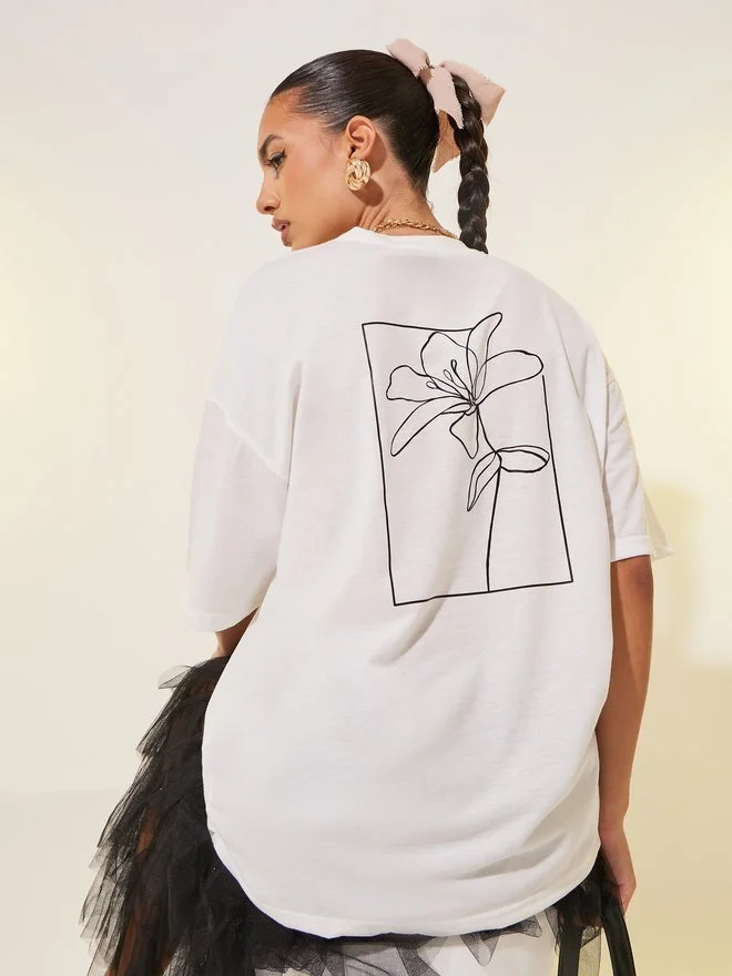 Take Two Graphic Print Round Neck T-Shirt