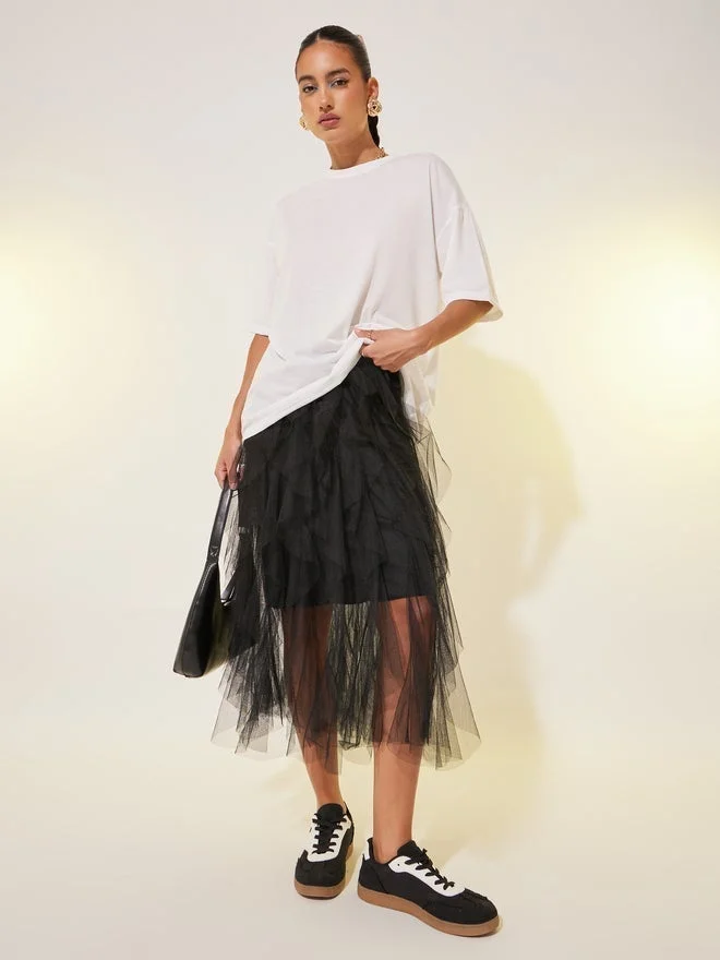 تايك تو تيشيرت جرافيك بطبعة دائرية