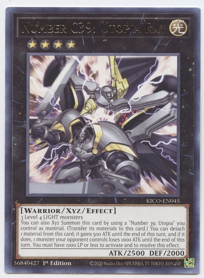 Number C39: Utopia Ray - KICO-EN045 - Rare - 1st Edition