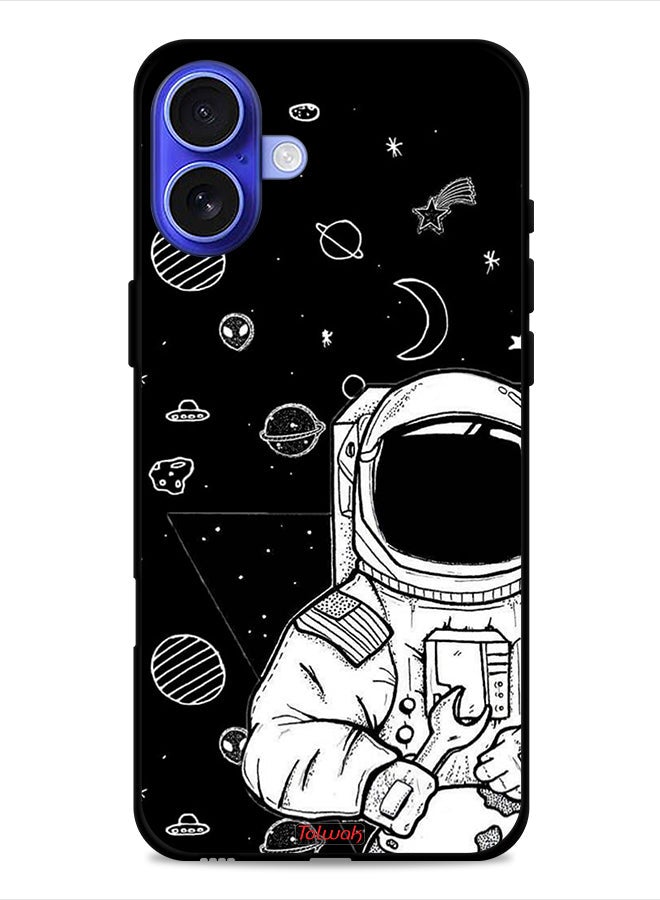 Tolwak Apple iPhone 16 Protective Case Cover Astronaut Art - Image 1