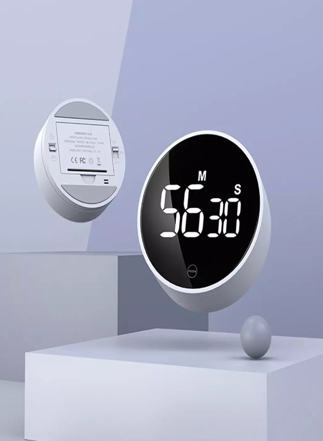 MIIIW Timer Rotation Timing Adjustable Sound Brightness Magnetic On the Back LED Digital Display - Image 3