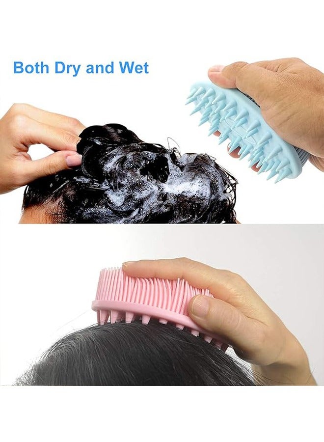 Upgrade 2 in 1 Bath and Shampoo Brush, Silicone Body Scrubber for Use in Shower, Exfoliating Body Brush, Premium Silicone Loofah, Head Massage - Image 5