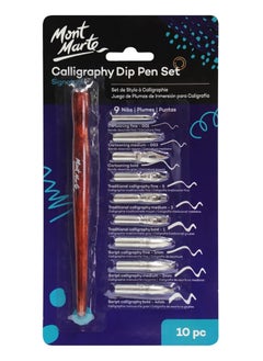 Mont Marte 10-Piece Calligraphy Dip Pen Set  - Image 1