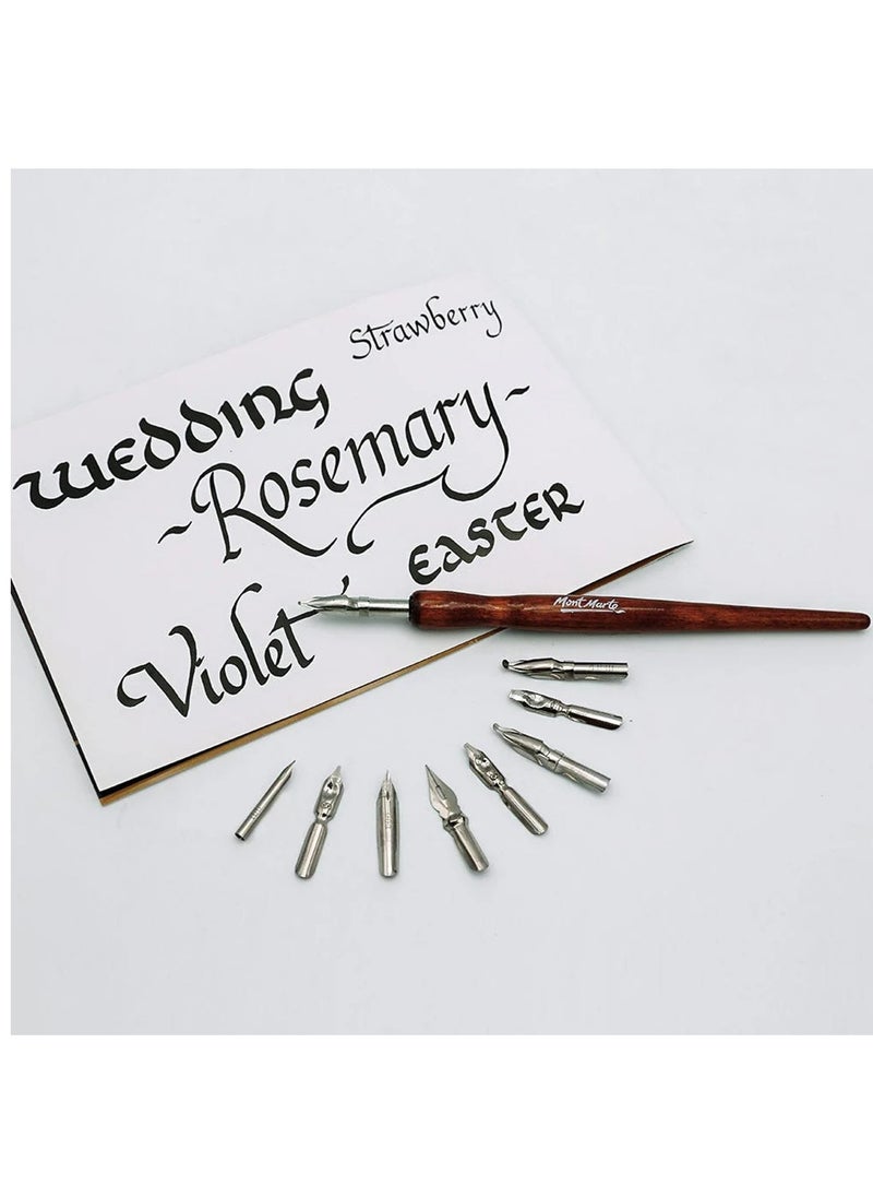 Mont Marte 10-Piece Calligraphy Dip Pen Set  - Image 2