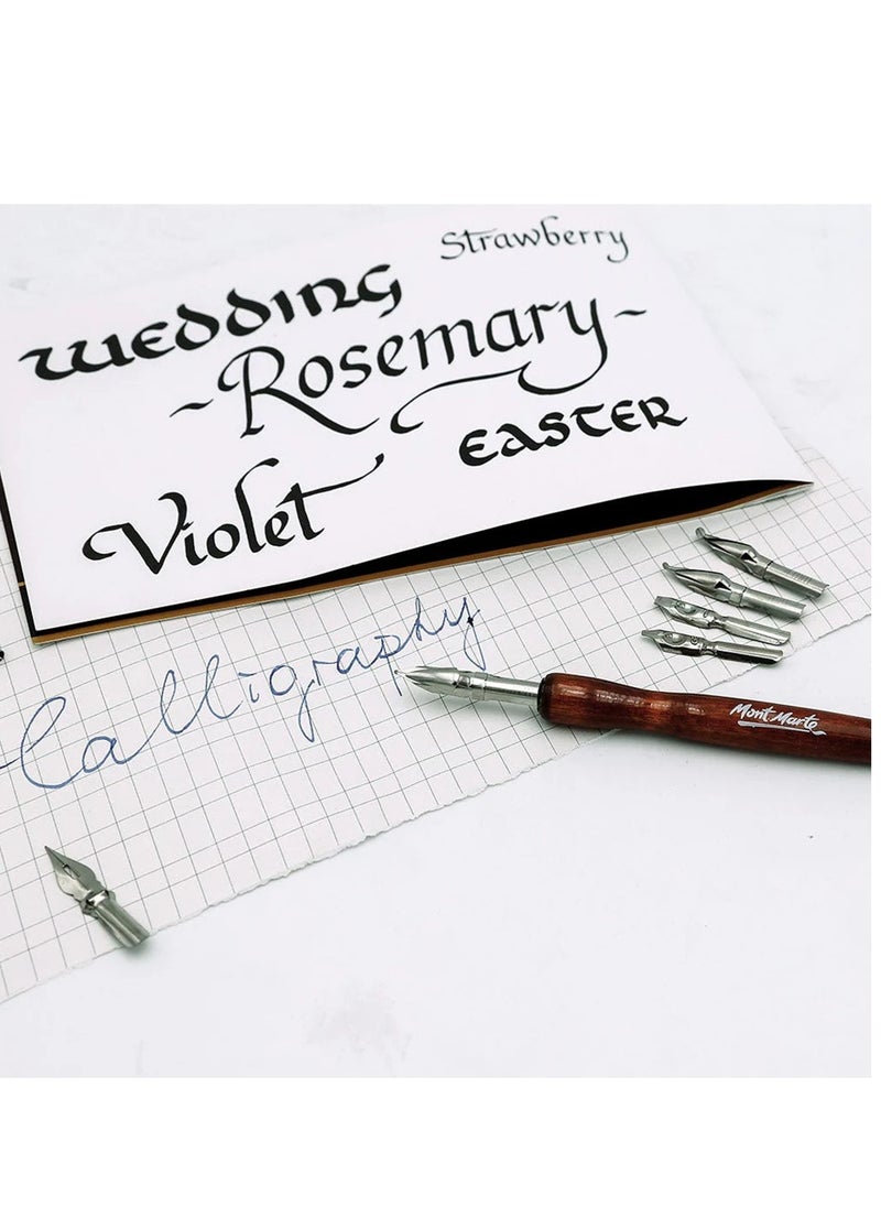 Mont Marte 10-Piece Calligraphy Dip Pen Set  - Image 3