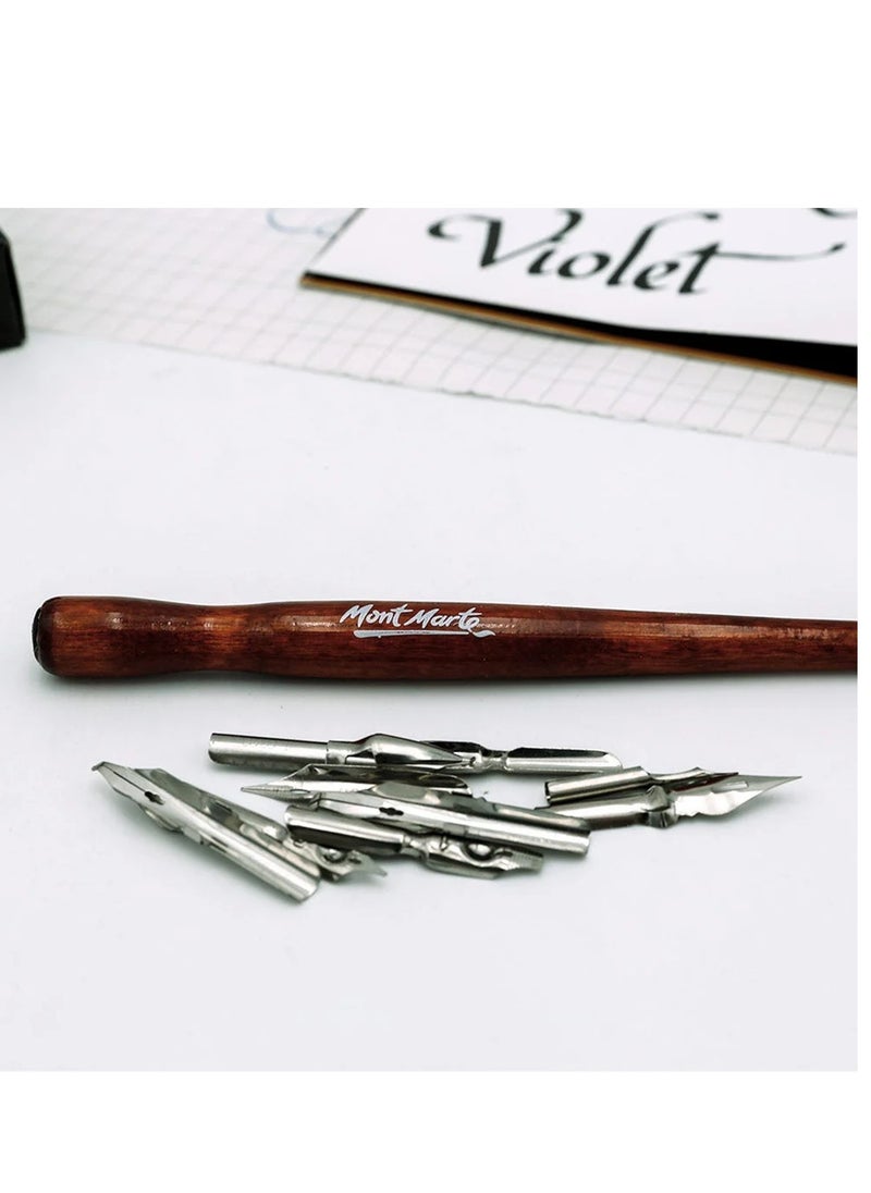 Mont Marte 10-Piece Calligraphy Dip Pen Set  - Image 4