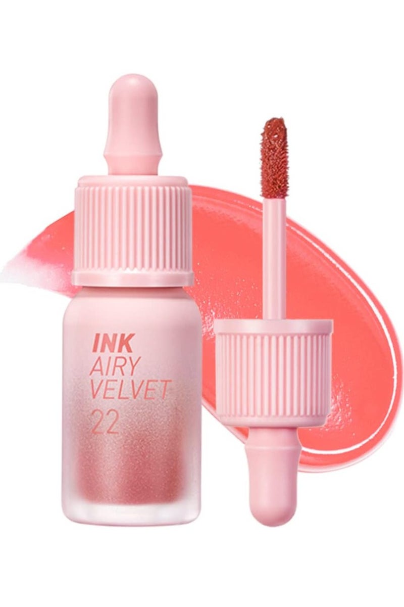 Peripera Peripera Ink Airy Velvet Lip Tint (0.14 fl oz) |#022 CENTER PEACH - Image 1