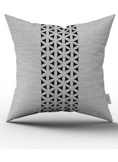 Cango Home Double Sided Gray Black Decorative Geometric Patterned Digital Printed Throw Pillow Cover CGH1055 