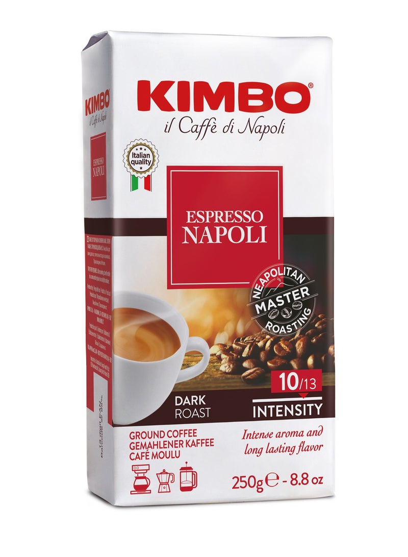 KIMBO Espresso Napoletano - Ground Coffee - 250 GR