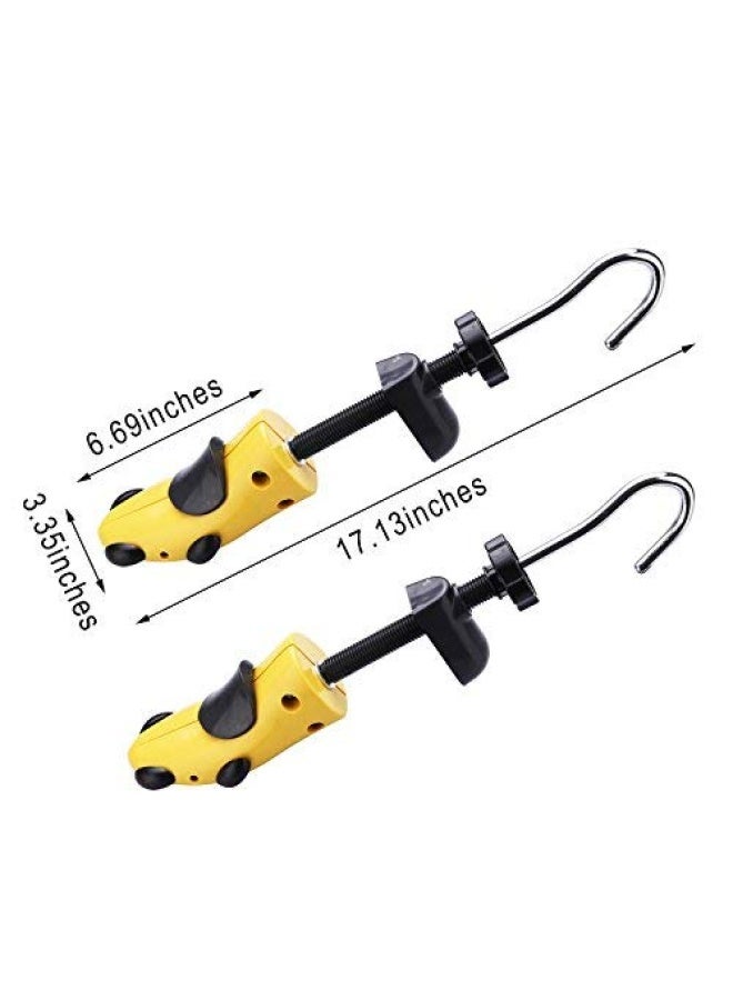 Miserwe Shoe Stretcher with Carrying Bag Adjustable Unisex Shoes Stretcher with 2 Air Purifying Bag L - Image 4