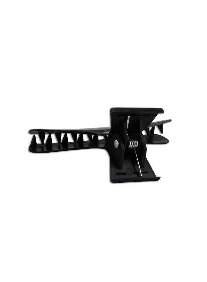 HugeStore 12 Pcs Black Butterfly Hair Clamps Hair Clips Hair Styling Sectioning Claw Hairdressing Salon Tool - Image 5