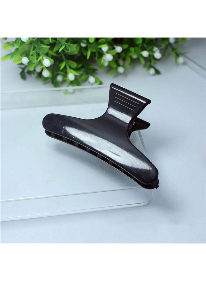 HugeStore 12 Pcs Black Butterfly Hair Clamps Hair Clips Hair Styling Sectioning Claw Hairdressing Salon Tool - Image 3