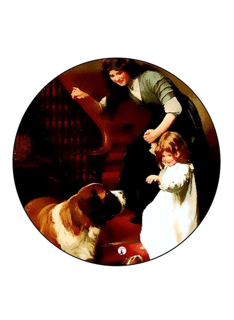 RKN Vintage Art Printed Fridge Magnet  Multicolour - Image 1
