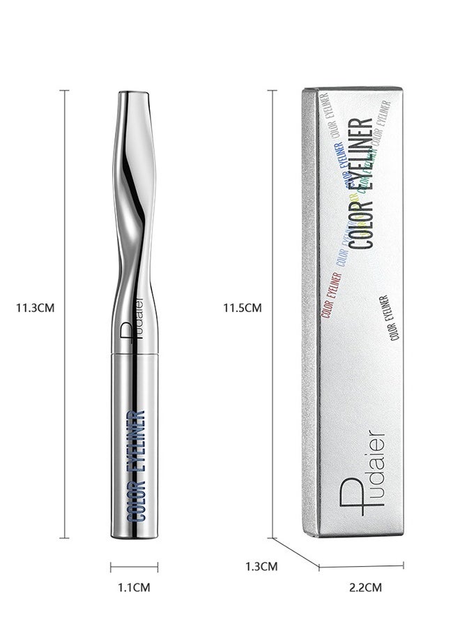 pudaier - Colorful Matte Color Eyeliner, Longwearing Eye Makeup with Ultra-Fine Tip, Durable and Water-Resistant Liquid Eyeliner, Highly Pigmented, No Smudging, Smooth Soft Gliding(12#) - Image 1