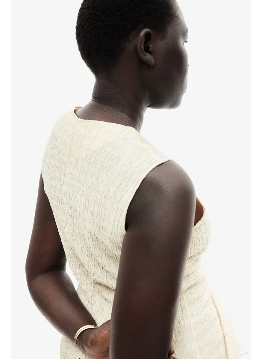 H&M Textured Jersey Waistcoat