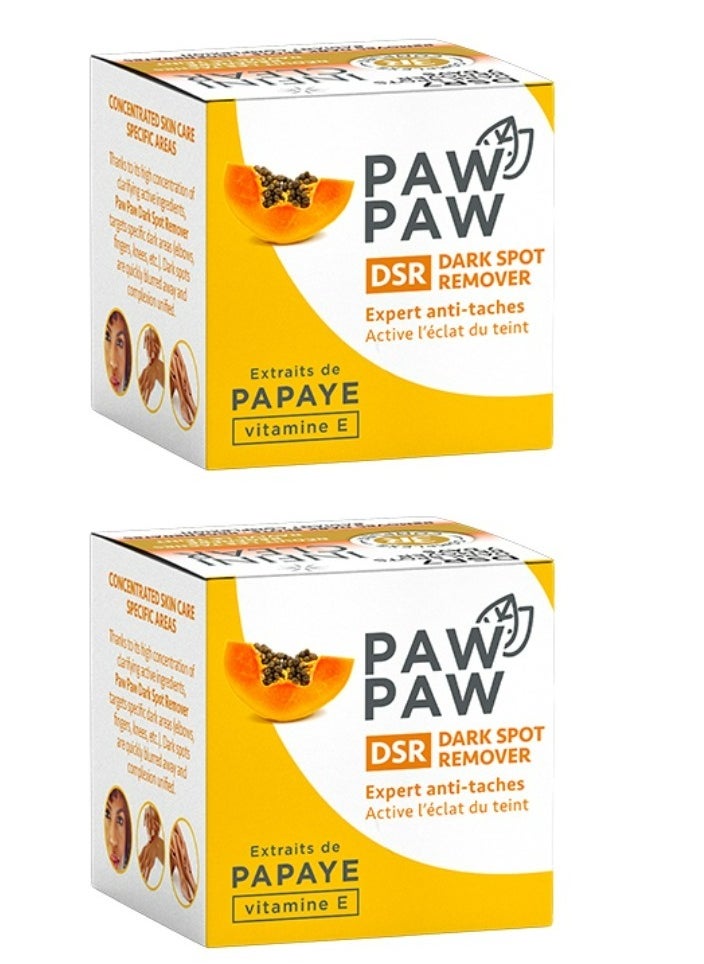 Paw Paw Two Pieces Of DSR Dark Spot Remover With Papaya 25x2 ml  - Image 1