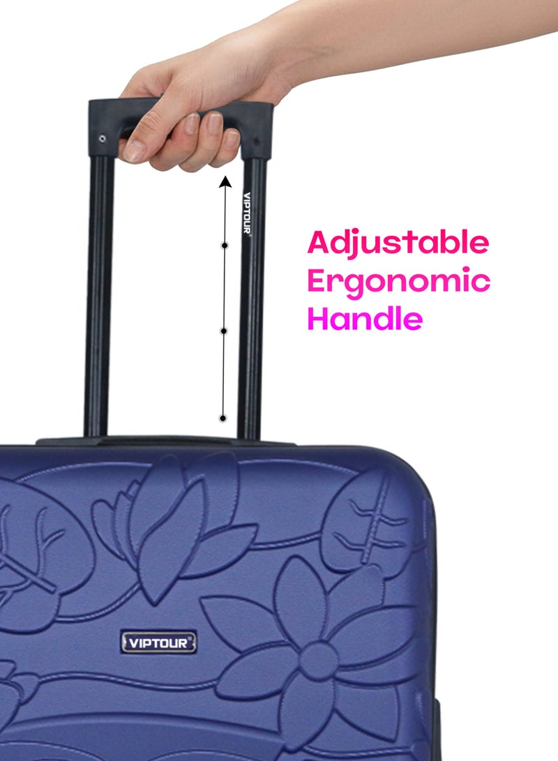 فيبتور طقم حقائب سفر 3 قطع ABS بعجلات مع نظام رقم قابل للقفل - Image 5