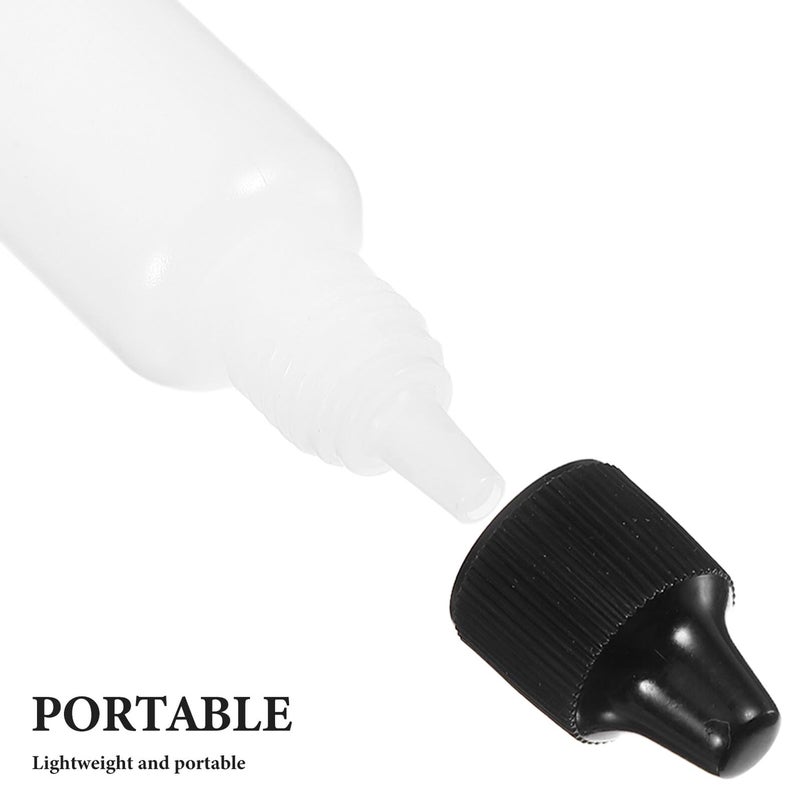 15ml Small Plastic Squeeze Dropper Bottles with Black Caps 10 Pack for Essential Oils - Image 4