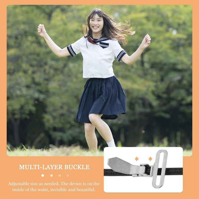 Pleated Skirt Buckles Waist Adjustment Clips 5pcs Silver-white Uniform Skirt Closure Accessories for ’ Jk School Uniforms - Image 4