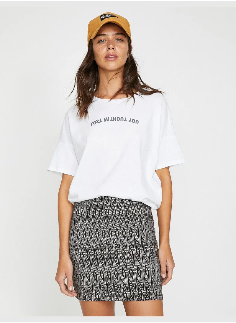 KOTON Patterned Skirt