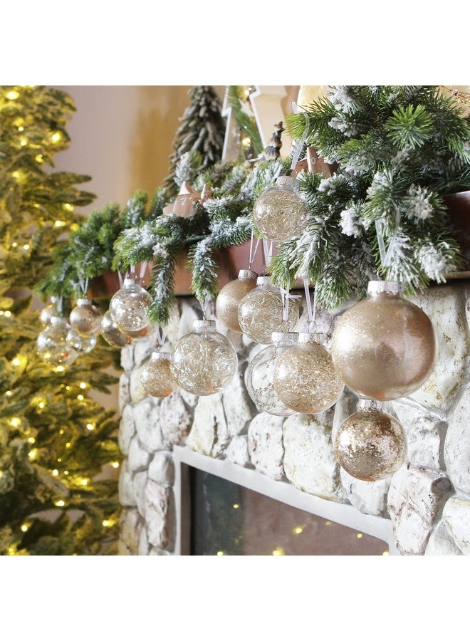 Sea Team مجموعة زينة ملونة ولامعة مطلية بحجم 60 مم/2.36 بوصة لشجرة عيد الميلاد - 30 قطعة - Image 3