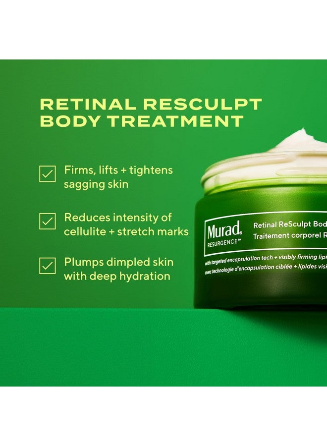 Murad Retinal ReSculpt Body Treatment - Retinal Body Cream to Target Cellulite and Stretch Marks - Lifts, Firms, and Tightens Sagging, Crepey Skin, 5.0 Fl Oz - Image 2