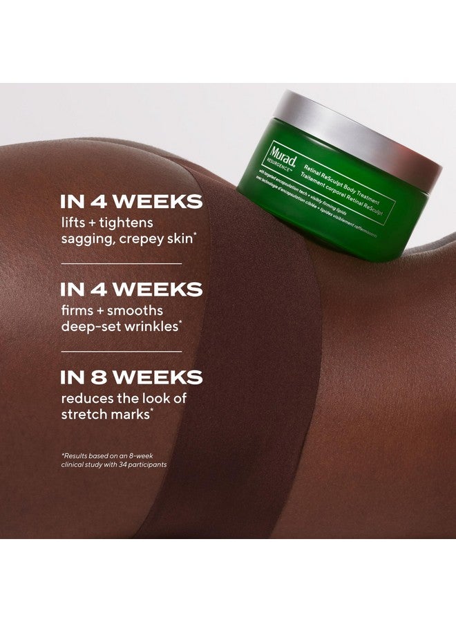 Murad Retinal ReSculpt Body Treatment - Retinal Body Cream to Target Cellulite and Stretch Marks - Lifts, Firms, and Tightens Sagging, Crepey Skin, 5.0 Fl Oz - Image 4