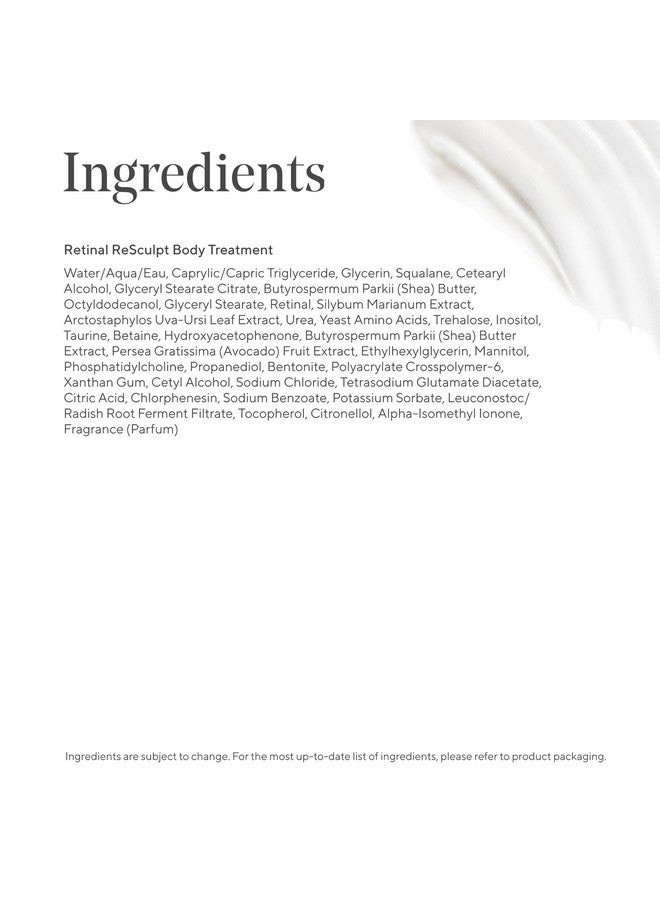 Murad Retinal ReSculpt Body Treatment - Retinal Body Cream to Target Cellulite and Stretch Marks - Lifts, Firms, and Tightens Sagging, Crepey Skin, 5.0 Fl Oz - Image 5