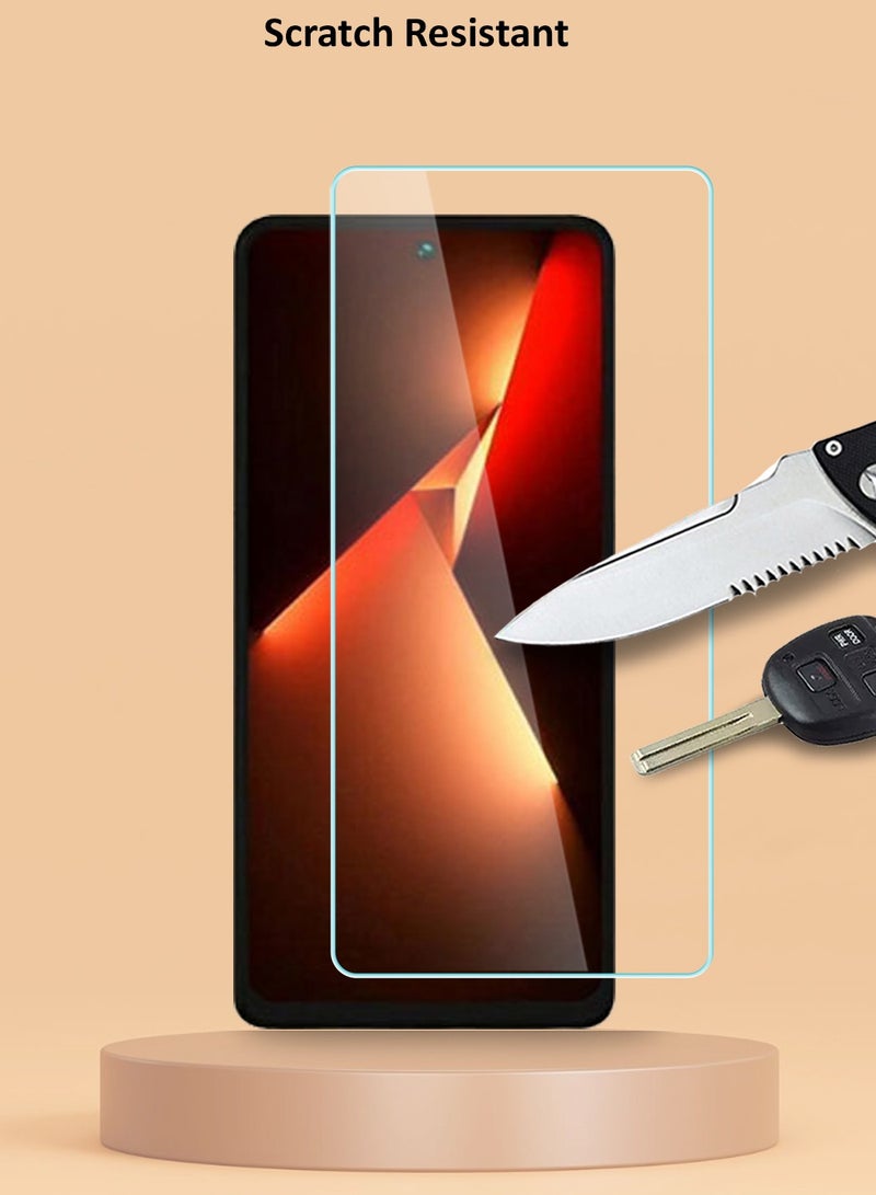 Techie واقي شاشة زجاجي مقوى عالي الدقة لهاتف Tecno Pova 5 - مضاد للانعكاس ومضاد للفقاعات، صلابة 9H 0.33 مم، حواف مستديرة، سهل التركيب - Image 5