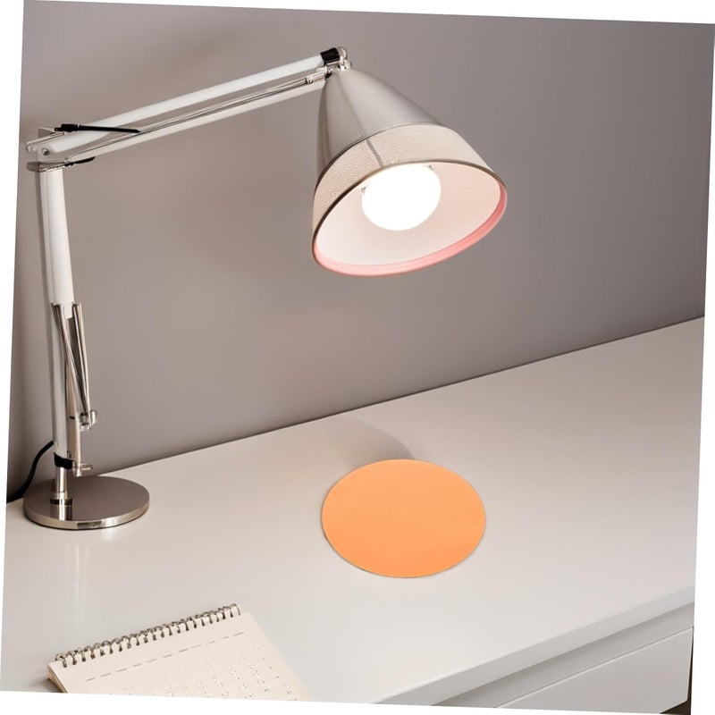 Healeved 20pcs Warm Light Filter Stickers, Self-Adhesive Correction Gel Sheets for LED Spotlights and Video Lighting, 10cm Round Diffuser Film for Home Ambient and Photography Lighting - Image 5