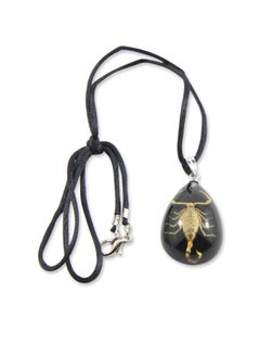 REALBUG Gold Scorpion Necklace, Black, Small  - Image 2