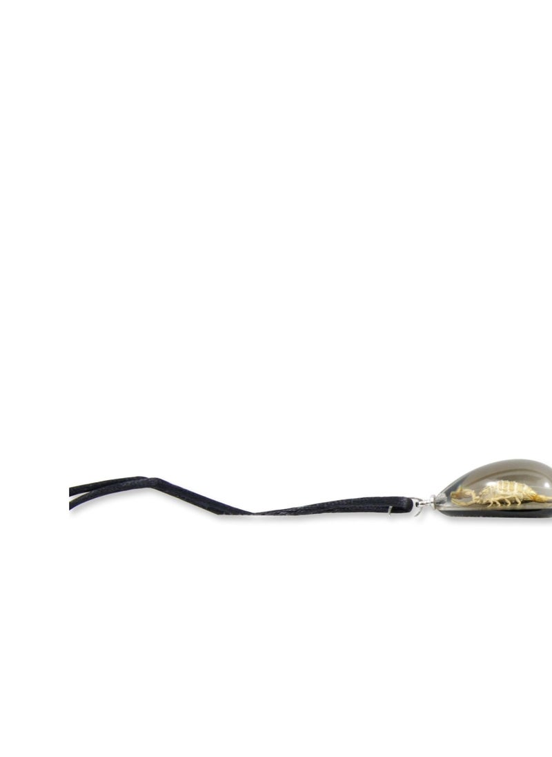 REALBUG - Gold Scorpion Necklace, Black, Small - Image 1