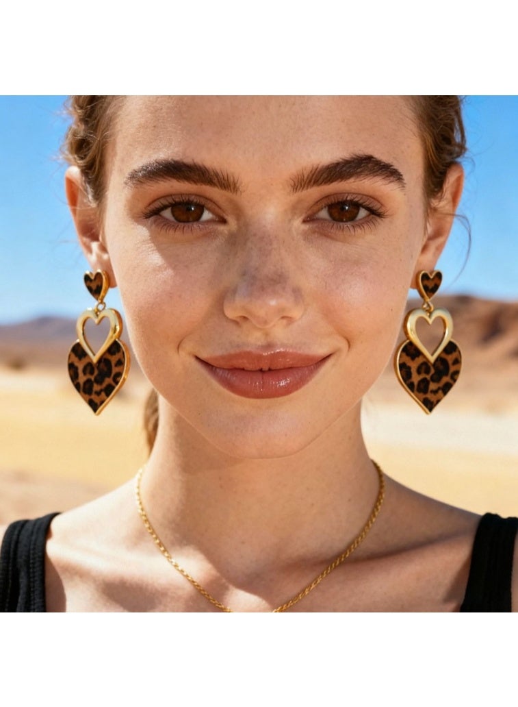 LATEEN Fashionable Earrings Women Earrings Sliver Needle - Image 1