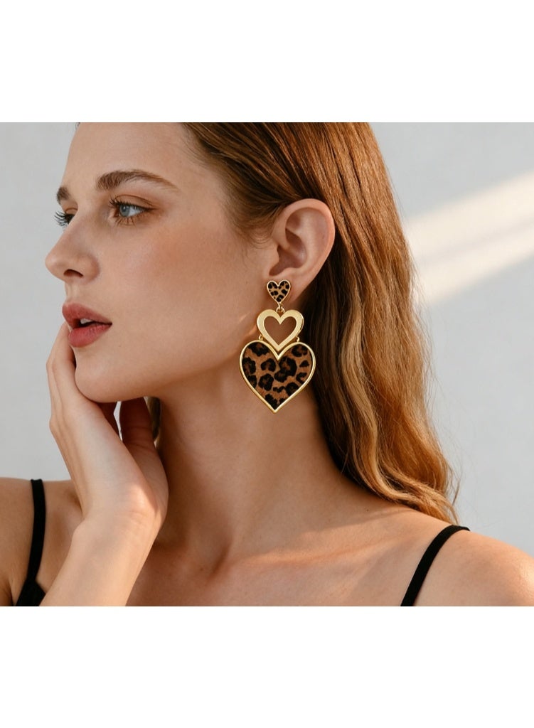 LATEEN Fashionable Earrings Women Earrings Sliver Needle - Image 3