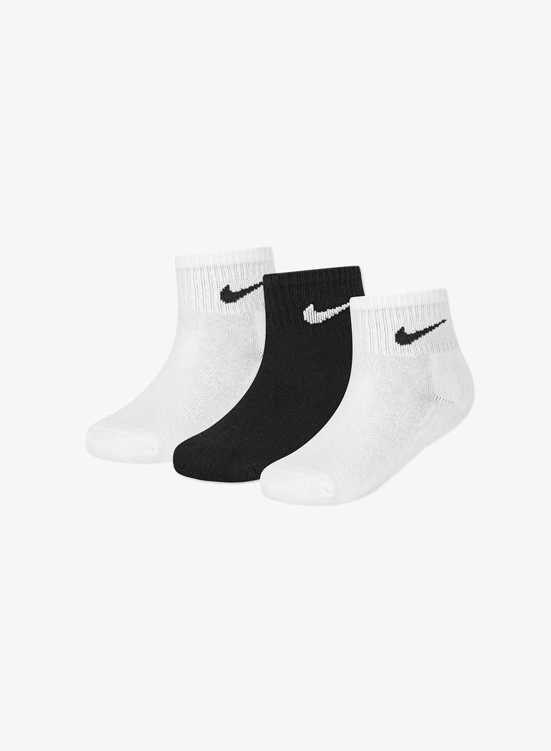 Nike Kids 3-Pack Gripper Ankle Socks