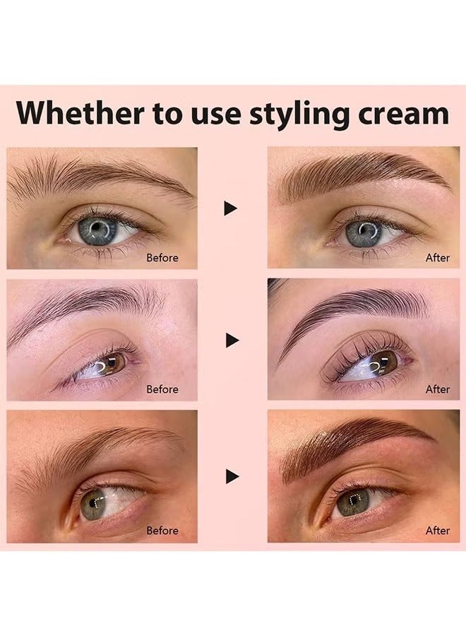 Kiss Beauty Eyebrow Soap Kit, Transparent Long-lasting Waterproof, 3D Brows Styling Soap, Shaping Gel Eyebrow Styling Hair Conditioner and Eyebrow Brush  - Image 4