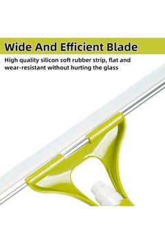 Excefore Shower Squeegee, Window Cleaning Tool, Glass Scraper, Cleaning agent sprayer, Scraper For Glass, Cleaning Tool, For Home Cleaning, Glass Door, Tile Wall, Car, (Green Blue Purple Pink Random Color)  - Image 3