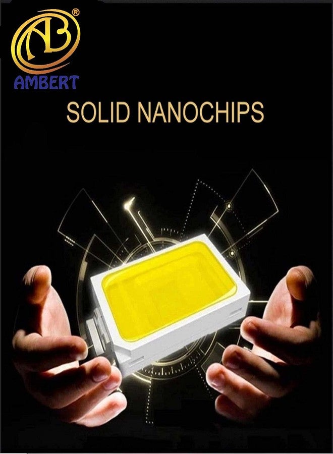 ambert مصباح أمبيرت LED أبيض دافئ بقوة 10 واط، عبوة من (2) - Image 5