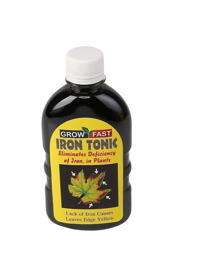 Grow Fast Iron Tonic Liquid Fertilizer Eliminates Deficiency of Iron in Plants 250ml