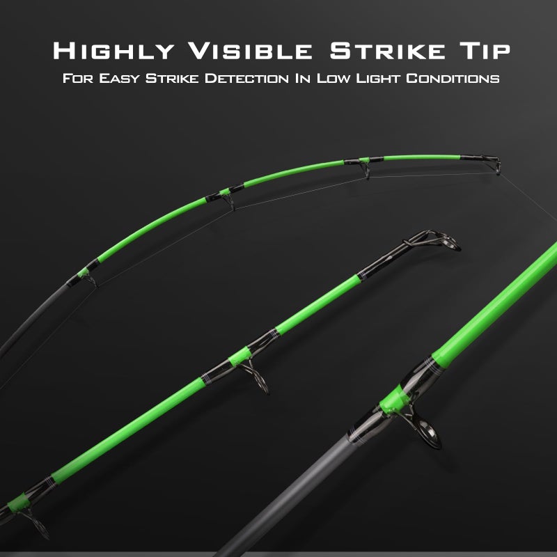 KastKing Kong Fishing Rod, Spinning Rod 2 pc 8' MH - Image 4
