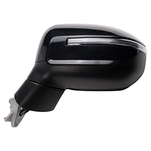 TRQ Left Driver Side Power Heated Mirror Smooth Black Paint to Match Compatible with 2020-2022 Kia Telluride KI1320240 - Image 4
