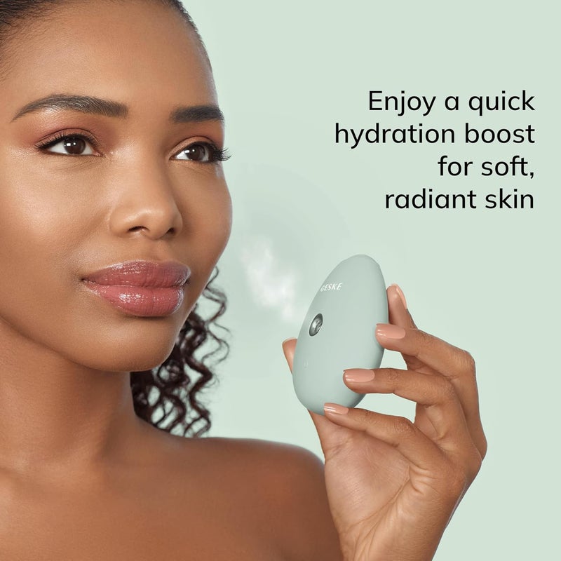GESKE SmartAppGuided™ Facial Hydration Refresher | 4 in 1 | Water Atomiser | Face Steamer | Water Spray | Face Mister | Facial Cleansing Device | Spray Mist | Cosmetics | Natural Glow - Image 3