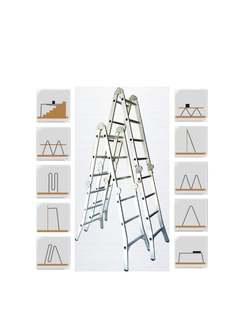 ABBASALI Multipurpose Ladder 20 Step  - Image 2