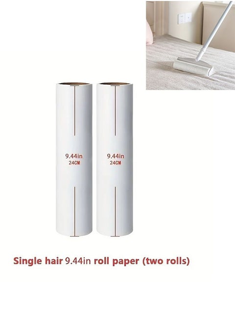 Lint Remover Refills Dust Hair Remover Portable Sticky Roller Refills 24 cm 2pc