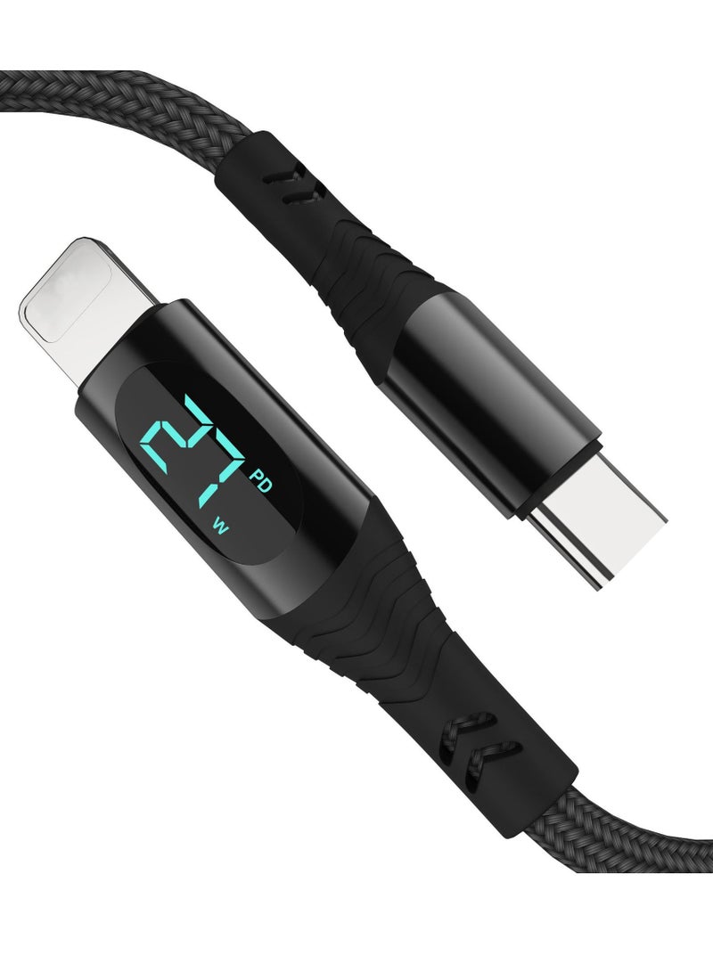 general USB-C to USB-C Cable - 100W Fast Charging Type-C Charging Cable with LED Display - Type-C to Type-C Cable - Image 2